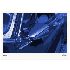 Artisan Style Classic American Car Poster in Cuba