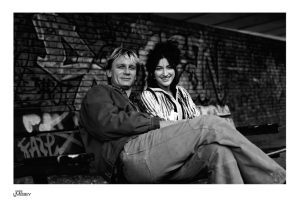 Daniel Craig and Kelly Macdonald, Black and White fine art print #02