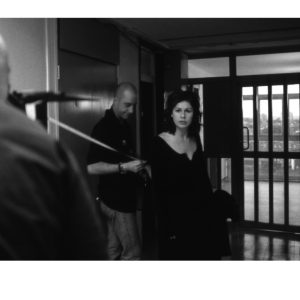 Julie Graham on set of "Some Voices" #01