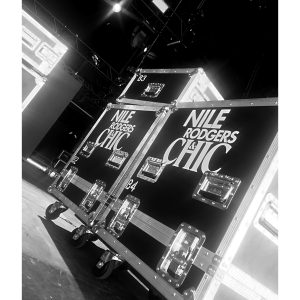 Nile Rodgers CHIC tour concert flight cases #01