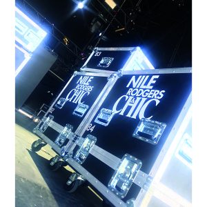 Nile Rodgers CHIC tour concert flight cases #02