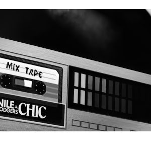 Nile Rodgers CHIC mix tape concert graphic #03