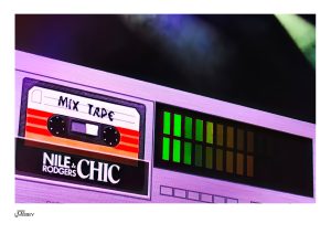 Nile Rodgers CHIC mix tape concert graphic #04