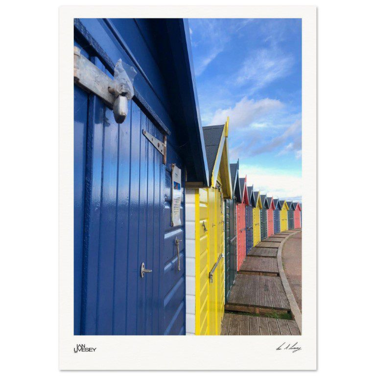 Seaside Rhythm Dawlish Huts Up Close