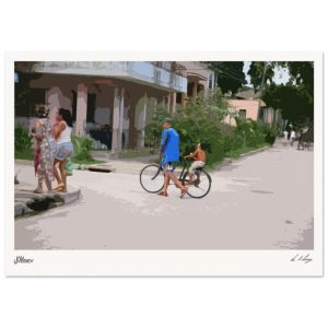 Afternoon Crossings - Stylised Cuba