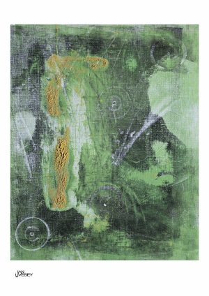 Print of original Ian Livesey abstract oil painting #01