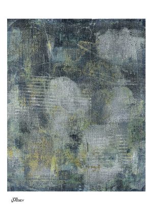 Print of original Ian Livesey abstract oil painting #02