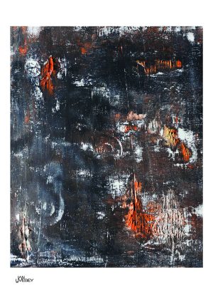 Print of original Ian Livesey abstract oil painting #03