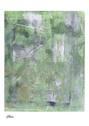 Print of original Ian Livesey abstract oil painting #05
