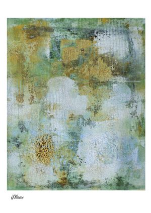 Print of original Ian Livesey abstract oil painting #08