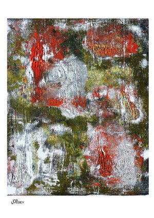 Print of original Ian Livesey abstract oil painting #09