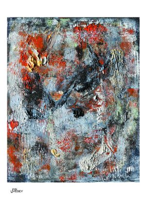 Print of original Ian Livesey abstract oil painting #12